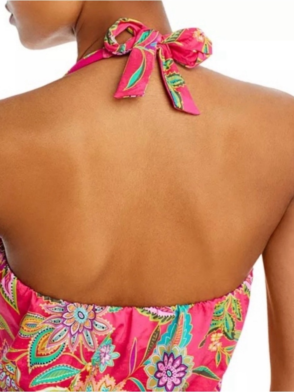 Johnny Was Pink Flamingo 2 piece Swimsuit - Picture 4 of 6